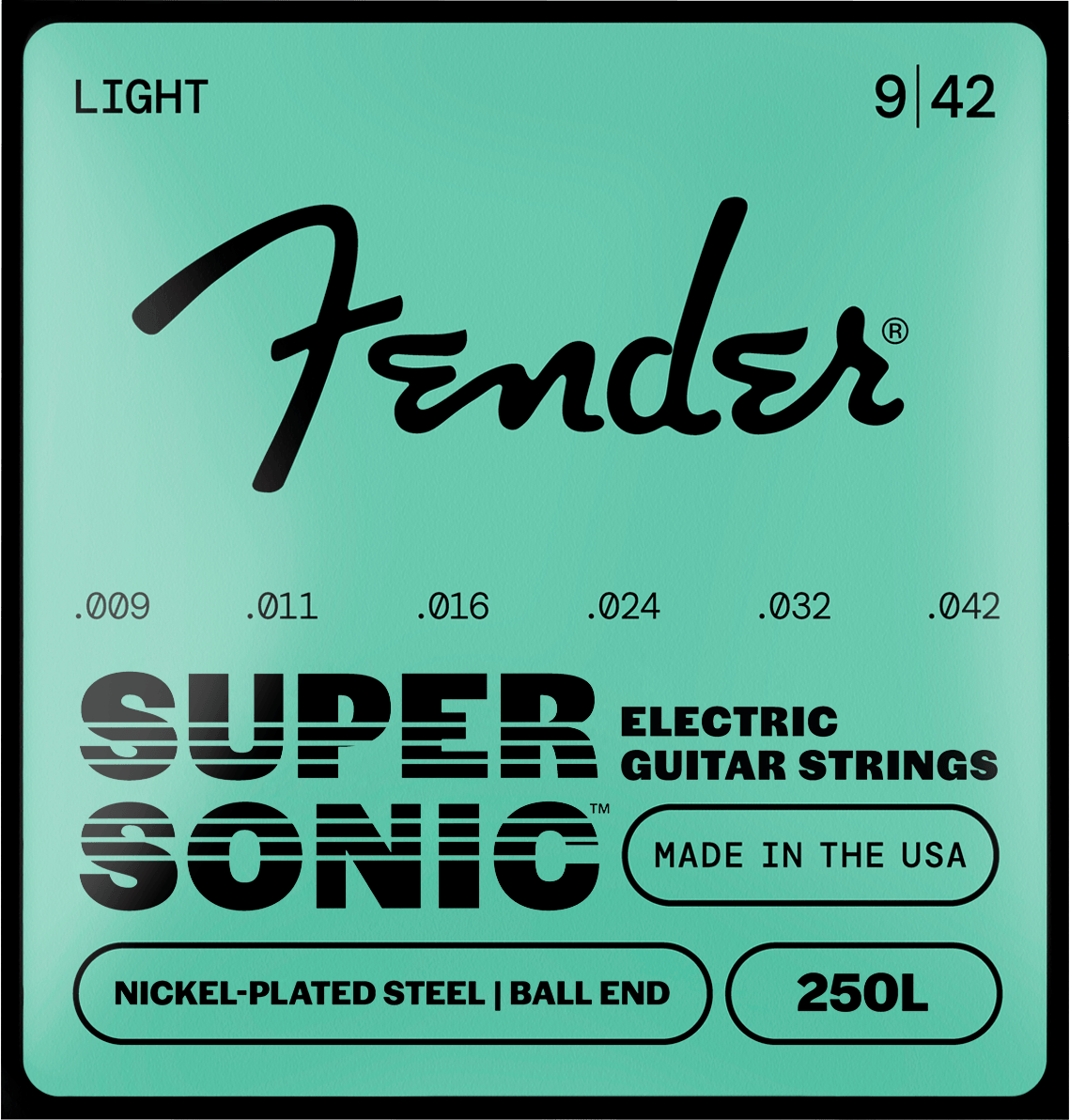 SuperSonic™ 250 Nickel-Plated Steel Guitar Strings