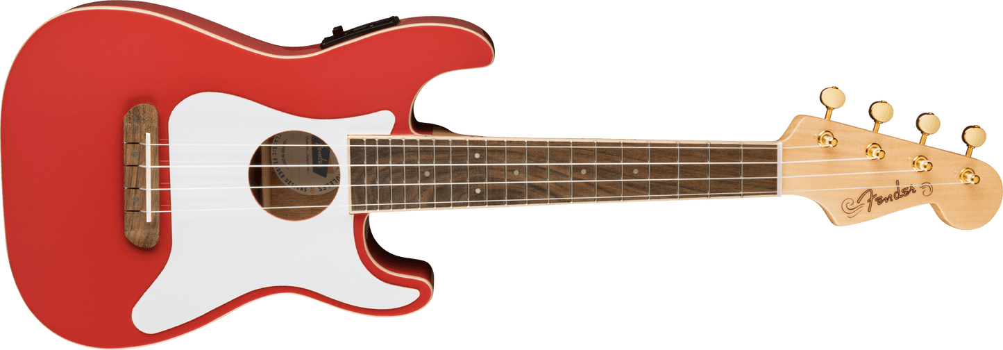 Limited Edition Fullerton Strat® Uke, Fiesta Red
