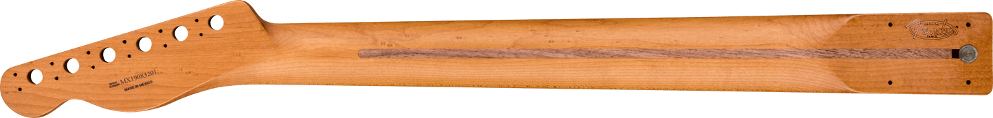 Roasted Maple Telecaster® Neck, 21 Narrow Tall Frets, 9.5", Maple, C Shape