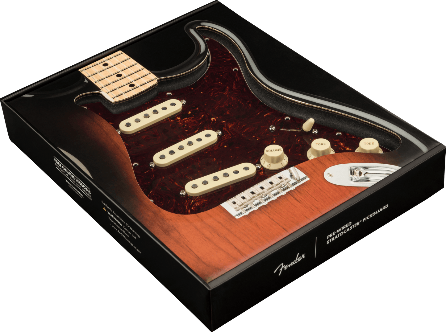 Pre-Wired Strat® Pickguard, Custom Shop Fat 50's SSS